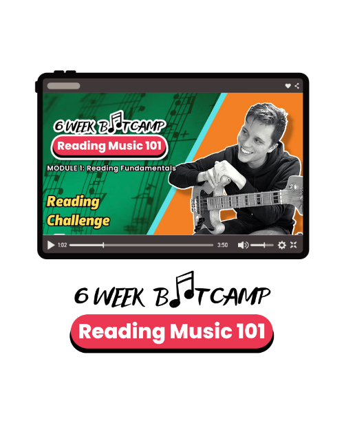 Reading Music 101 ( 6 week Bootcamp )