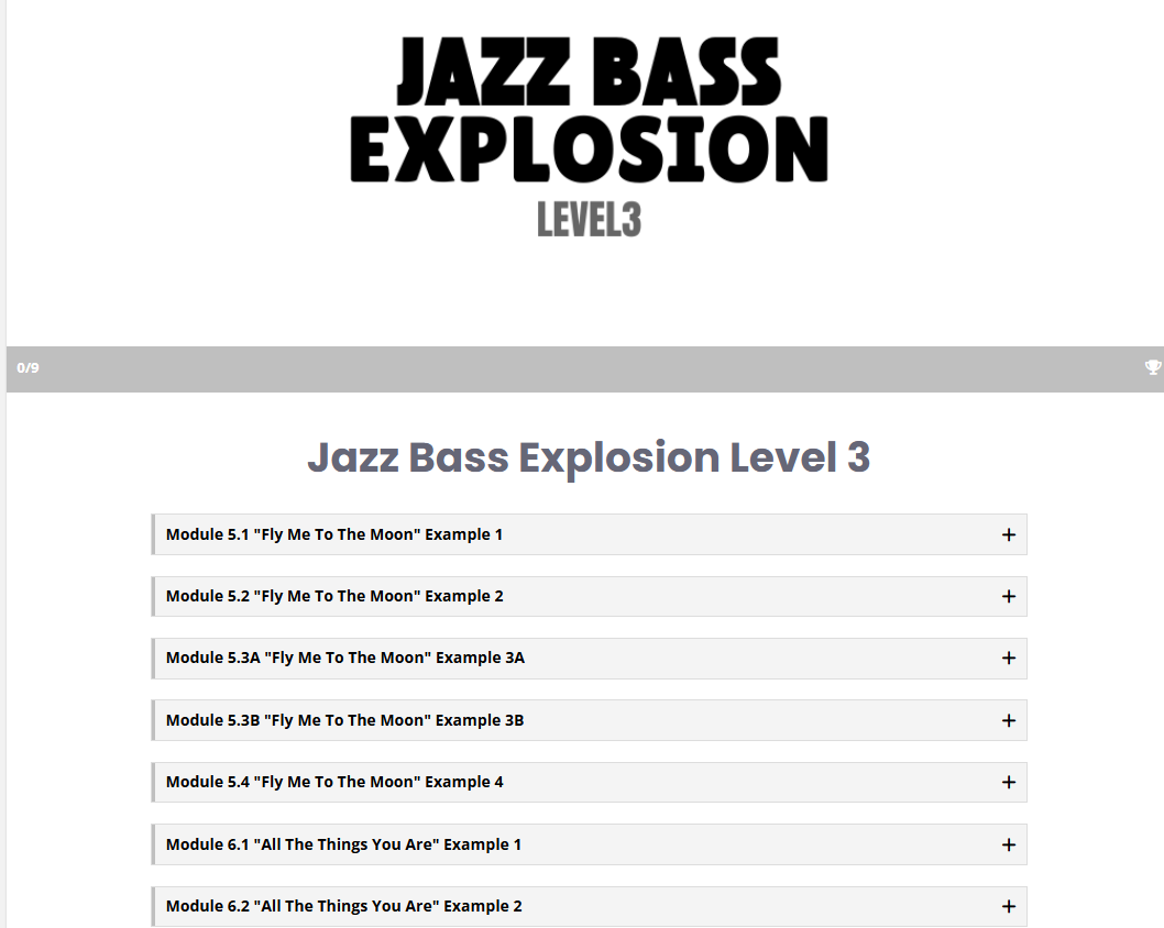 Jazz Bass Explosion - Level 3