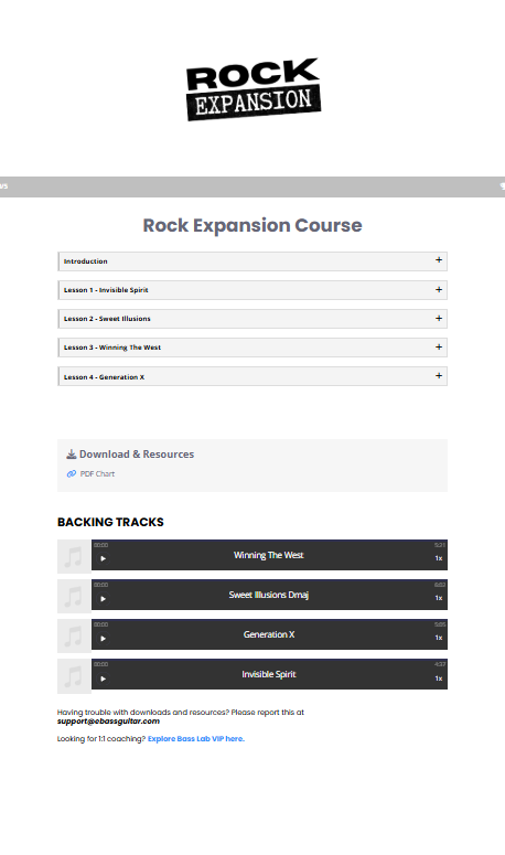 Rock Expansion Course