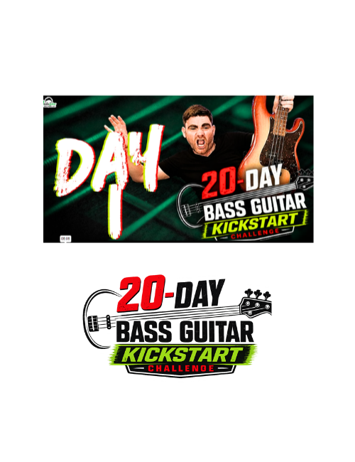 20 Day Bass Guitar Kickstart Challenge