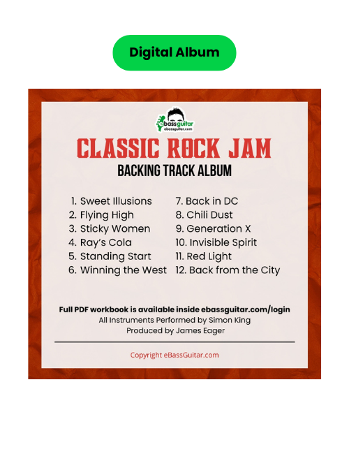 Classic Rock Jam - Digital Backing Track Album