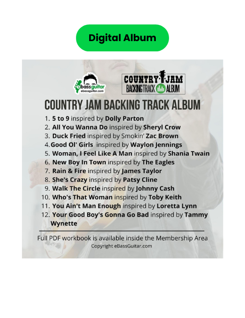 Country Jam - Digital Backing Track Album