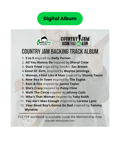 Country Jam - Digital Backing Track Album
