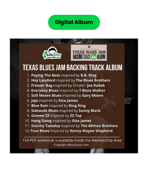 Texas Blues Jam - Digital Backing Track Album